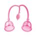 Borstpomp met Dubbel Cilinder - Roze