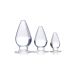 Buttplug set Triple Cones 3 stuks