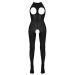 Catsuit met Gaten - Zwart