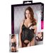 Kanten bustier met jarretels