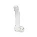 Kiotos Glazen Dildo Smooth Penis Transparant - 17 cm
