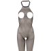 Open-cup net catsuit S-L