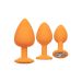 Cheeky Gems 3 Stuks - Oranje