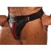 Colt Leren Jockstrap - Zwart-Rood