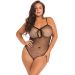 Undone See Through Bodysuit - Zwart Undone See Through Bodysuit - Zwart