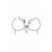 Dazzling Deep-V Cleavage Bling Sticker