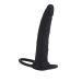Dildo met cockring Dual Penetrator - Zwart