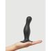 Dildo Plug Curvy Maat M - Zwart Dildo Plug Curvy Maat M - Zwart