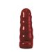 Dildo met Ribbels Dildo - WAD Cosmic Crash - Rood