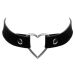 Brede Halsband Met Hartje - Zwart Brede Halsband Met Hartje - Zwart