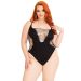 Leg Avenue String Bodysuit Racerback - Zwart