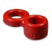 Lowball Cockring En Ballstretcher - Rood