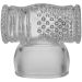 Masturbator Opzetstuk Wand Vibrator - Transparant