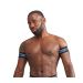 Mister B Urban Club Biceps Bands Gestreept Blauw Mister B Urban Club Biceps Bands Gestreept Blauw