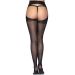 Nylon Sheer Blote Billen Panty Met Open Kruis Zwart Nylon Sheer Blote Billen Panty Met Open Kruis Zwart