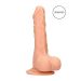Realistische Dildo met Ballen Dong 7 Inch - Huidskleur