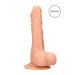 Realistische Dildo met Ballen Dong 7 Inch - Huidskleur