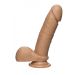Realistische Dildo met Balzak en Zuignap Perfect D - 20 cm