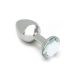 Rimba - Sofia Metalen Buttplug met Transparante Steen Rimba - Sofia Metalen Buttplug met Transparante Steen