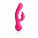 Roze Flexibele Rabbit Vibrator - Ruby
