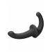 Siliconen Strapless Strap-on - Zwart