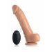 Spuitende en Vibrerende Dildo - Getinte Huidskleur