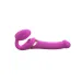 Strap-On Vibrator met Lik Stimulator Maat M - Roze
