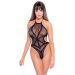 Stringbody Met Netstructuren Zwart