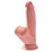 Triple Density Dildo met Zwingende Ballen 17.8 cm Triple Density Dildo met Zwingende Ballen 17.8 cm