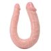 Realistische Dildo U-Vorm - Huidskleur