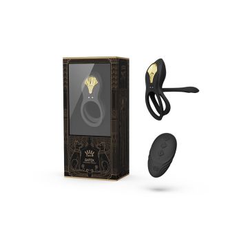 Zalo Bayek Cockring Vibrator met Afstandsbediening - Zwart