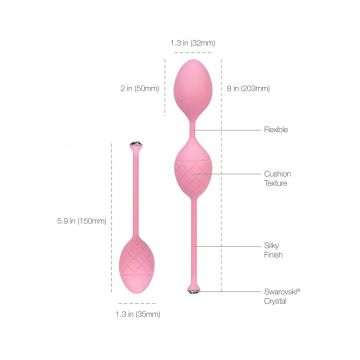 Roze Plezier Balletjes - Frisky