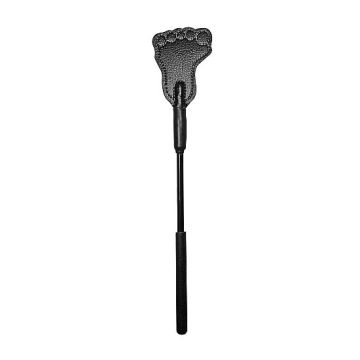 Voeten Tickler - Zwart Leer