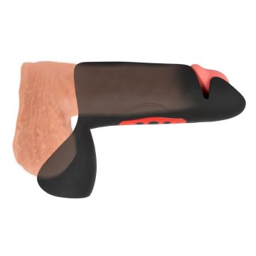 Rebel Masturbator Vibrerende Penis Trainer met 3 Punt Stimulator