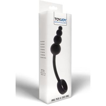 Buttplug Met Cockring ToyJoy Manpower