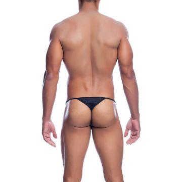 MOB Microfiber V-String - Zwart