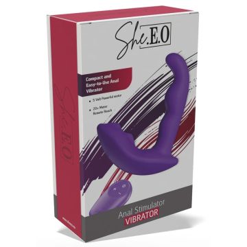 Anaal Vibrator She.E.O - Paars