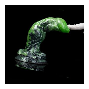 Monster Dildo Gode Nebuk - Groen