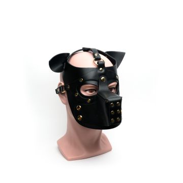 Masker Bondage Pup Hood All Black