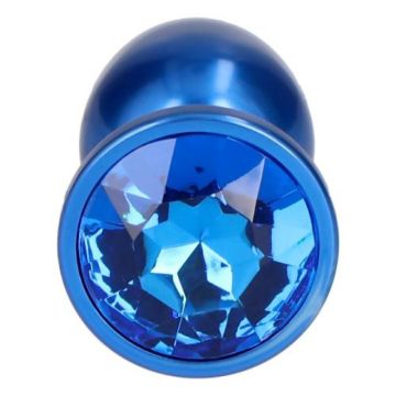 Buttplug Teardrop Blauw