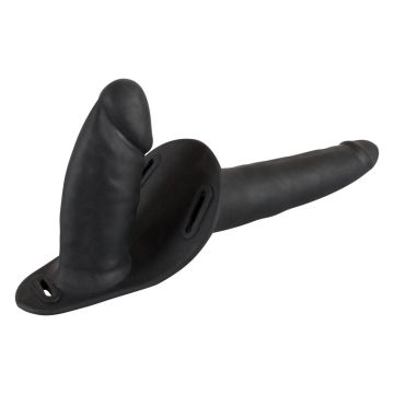 Zwarte dubbele strapon