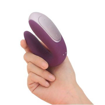 Satisfyer Duo Vibrator - Double Fun Paars