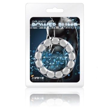 Si Ignite Power Bump Cockring Met Parels 5,1cm