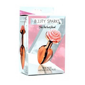 Buttplug Pink Rose Gold Medium