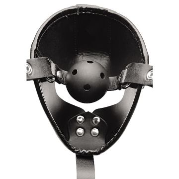 Puppy Play masker met ballgag