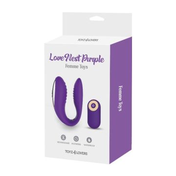 Koppels Vibrator Love Nest - Paars