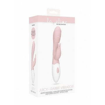 Rabbit Vibrator Juicy- Zacht Roze