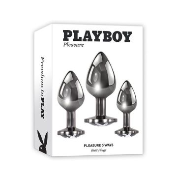 Buttplug Set Playboy Pleasure - Pleasure 3 Way