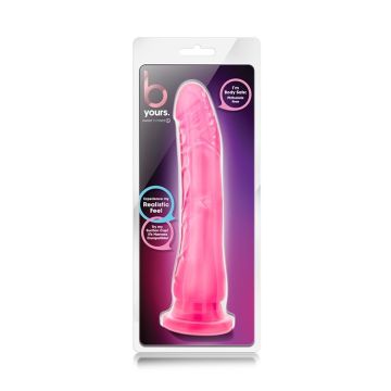 Roze Transparante Dildo Sweet and Hard 23 cm
