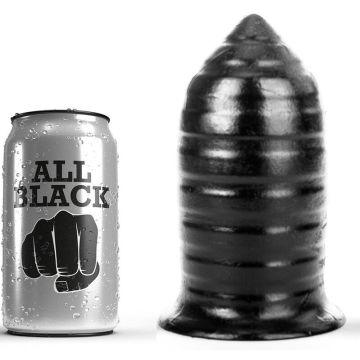 Zwarte Buttplug Clock 17 x 8 cm